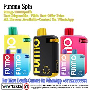 Best FUMMO Spin10000 Puffs 20mg Disposable Vape