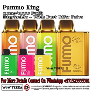 Best Fummo King 6000 Puffs 20mg with Esma