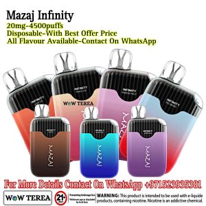 Best Mazaj Infinity 4500Puffs 20mg Disposable Vapes