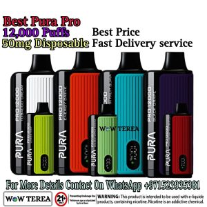 Best PURA Pro Disposable Vape 12000 Puffs in Dubai