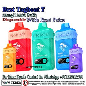 Best Tugboat T 12000 Puffs 50mg Disposable Vape