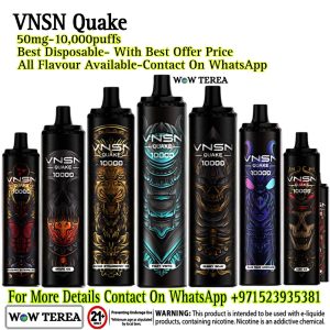Best VNSN Quake 10000 Puffs 50mg Disposable Vape