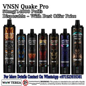 Best VNSN Quake Pro 14000 Puffs 50mg Disposable