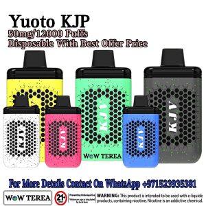 Best Yuoto KJP 12000 Puffs 50mg Disposable Vape