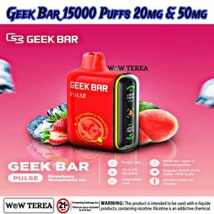 Geek Bar 15k Strawberry Watermelon Ice