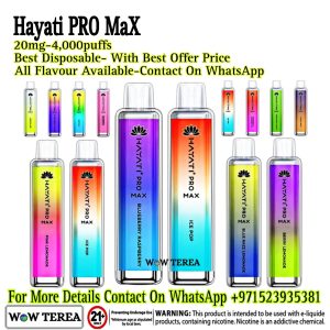 HAYATI PRO MAX 4000 Puffs 20mg Disposable Vape