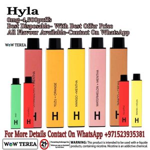 Hyla 4500 Puffs Disposable Vape In Dubai