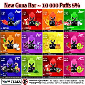New Gana Bar 10 000 Puffs- 5% Disposable Vape