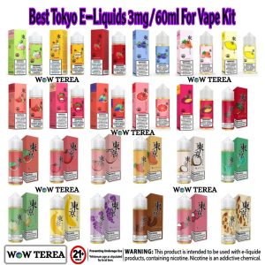 Tokyo E-Liquids 3mg-60ml all flavour