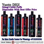 Best Yuoto DIGI 15000 Puffs 50mg Disposable Vape