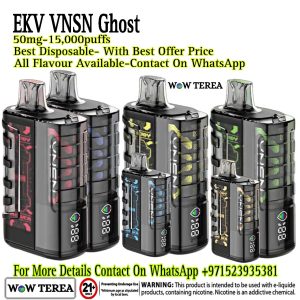 EKV VNSN Ghost - 50mg-15,000puffs Disposable Vape