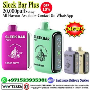 Sleek Bar Plus 20000 Puffs Disposable 50mg