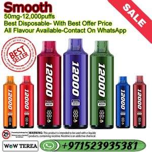 Smooth ( 20 mg - 12,000 Puffs ) Disposable Vape
